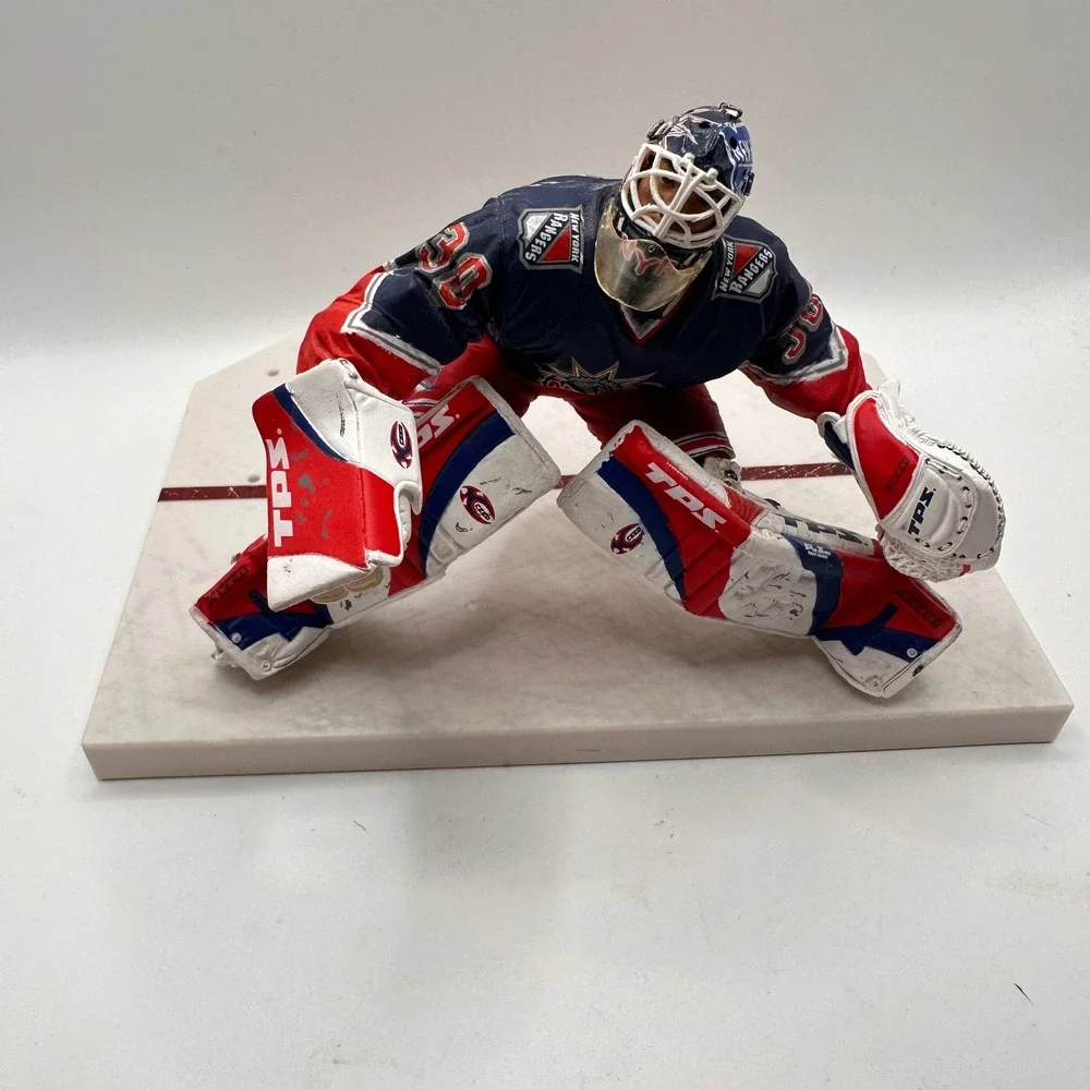 McFarlane NHL Series 13 Henrik Lundqvist New York Rangers Goalie Figure 2006